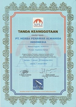 Sertifikat HNI HPAI dari APLI