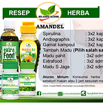 Jual Resep Herba Amandel HNI HPAI di Bandung, WA: 081350833476