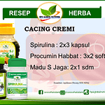 Jual Resep Herba  Cacingan HNI HPAI di Bandung, WA: 082216902775