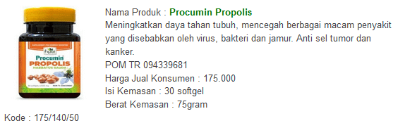 Obat Herbal Asma - Procumin Propolis