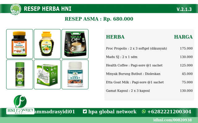 resep obat herbal asma - Cara Mengobati asma dengan resep herbal hpai